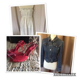 J. Crew silk ruffle dress